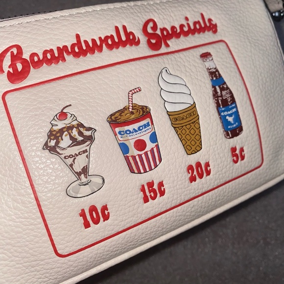 Coach Nolita 19 With Boardwalk Graphic New - Picture 4 of 8